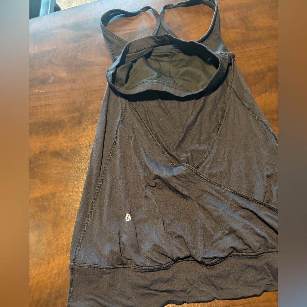 Black Athletic Tank Top